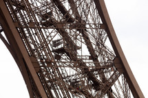Detail from the bottom of the Eiffel, Paris