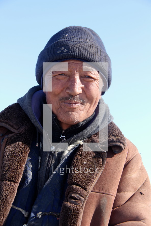 Mongolian herdsman