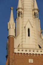 Angelical church tower