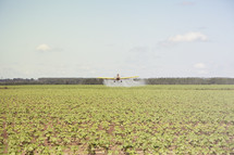aerial crop spraying