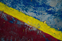 red, blue, and yellow abstract background 