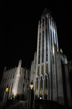Cathedral at night.
