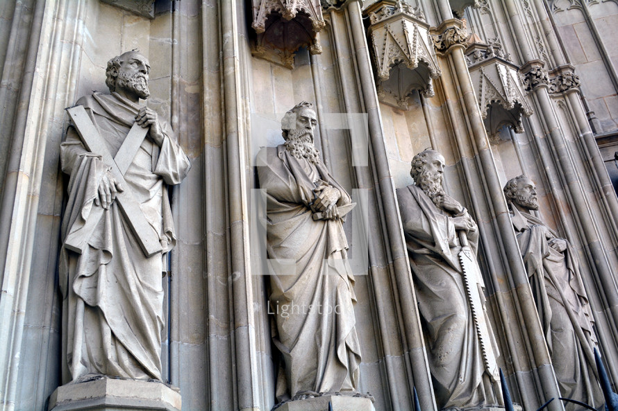 statues of saints