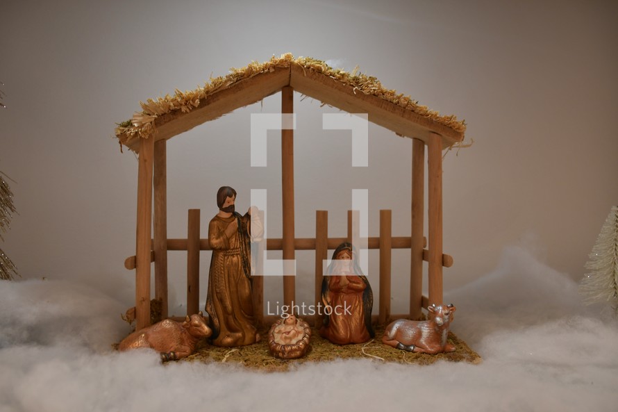 Holy Family nativity scene 