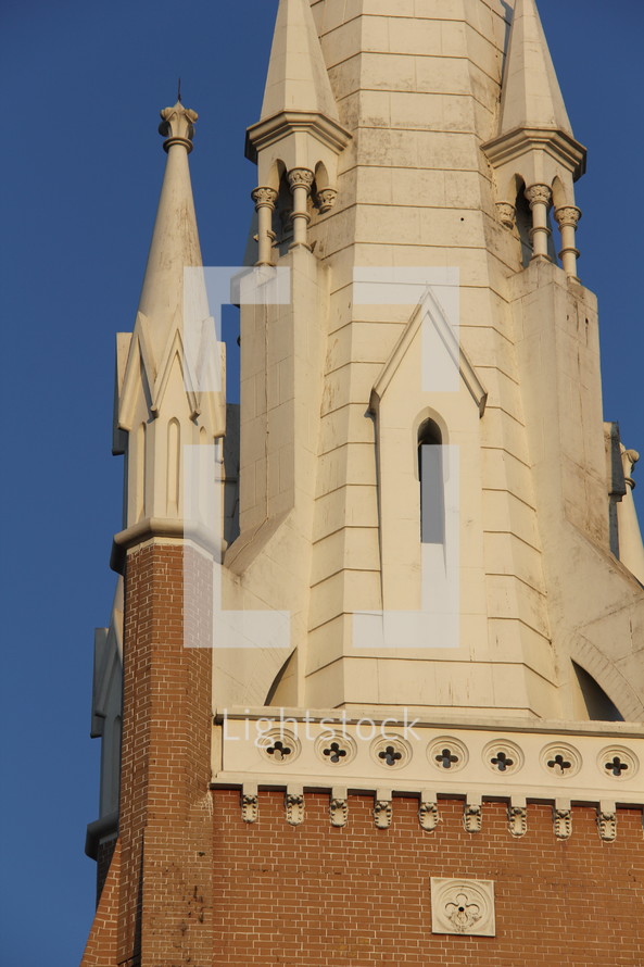 Angelical church tower