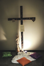 cross and prayers