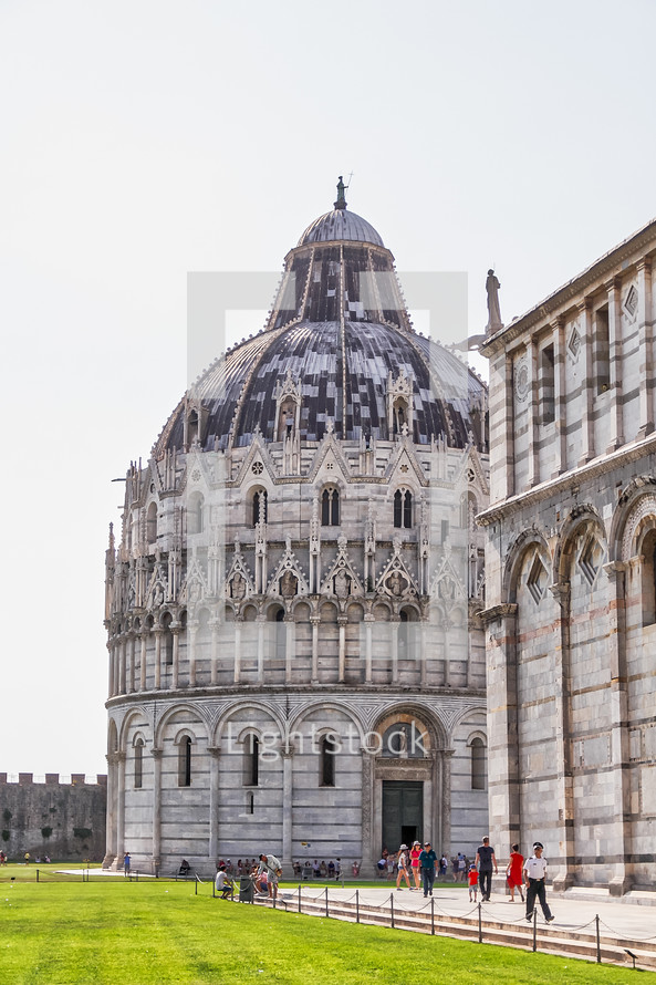 orante dome near the Leaning Tower of Pisa 