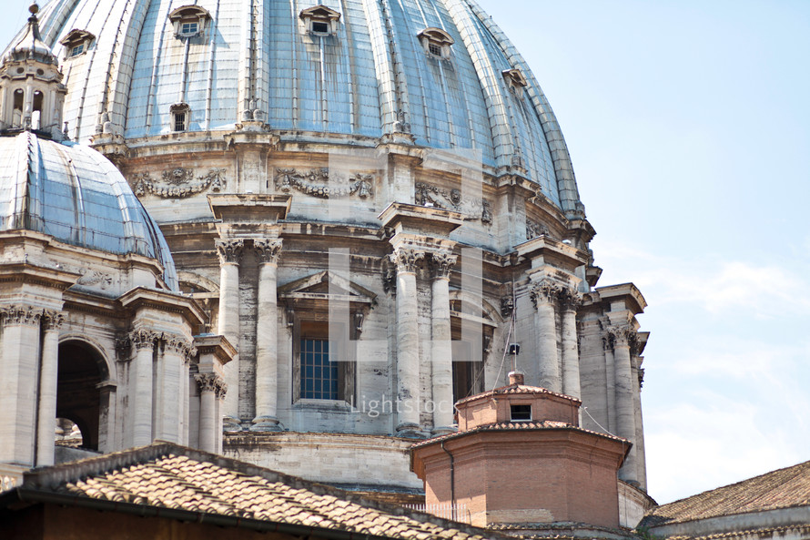 Basilica dome in Rome 