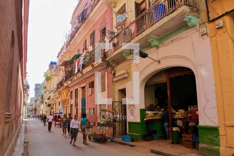 Street scene, Havana, Cuba.