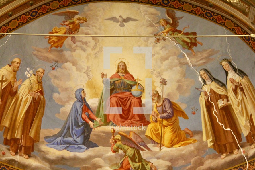 Jesus biblical scene painting 