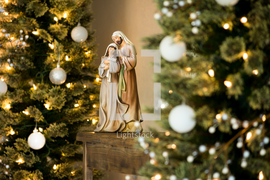 Mary and Joseph christmas decoration