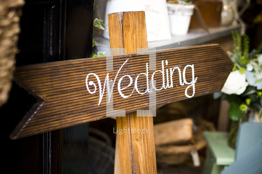 Wedding sign 