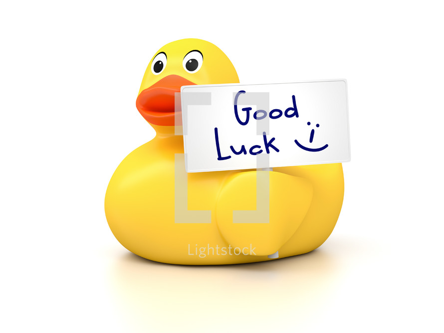 Good Luck rubber ducky 