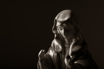 figurine, mother Mary, Mary, nativity, Christmas 