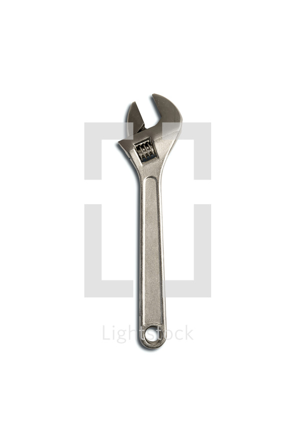 wrench on a white background.