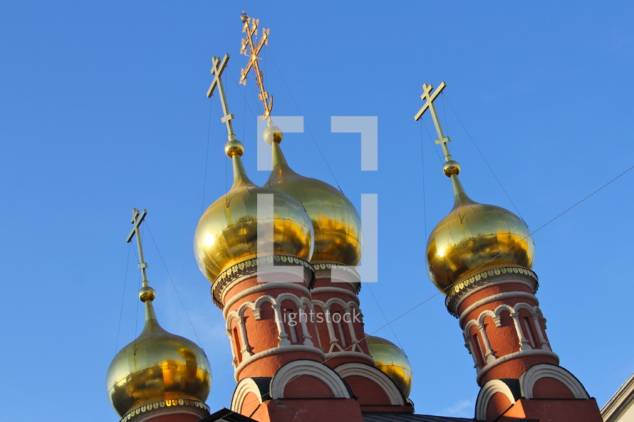 Russian Orthodox Church Spires