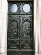 ornate bronze door 