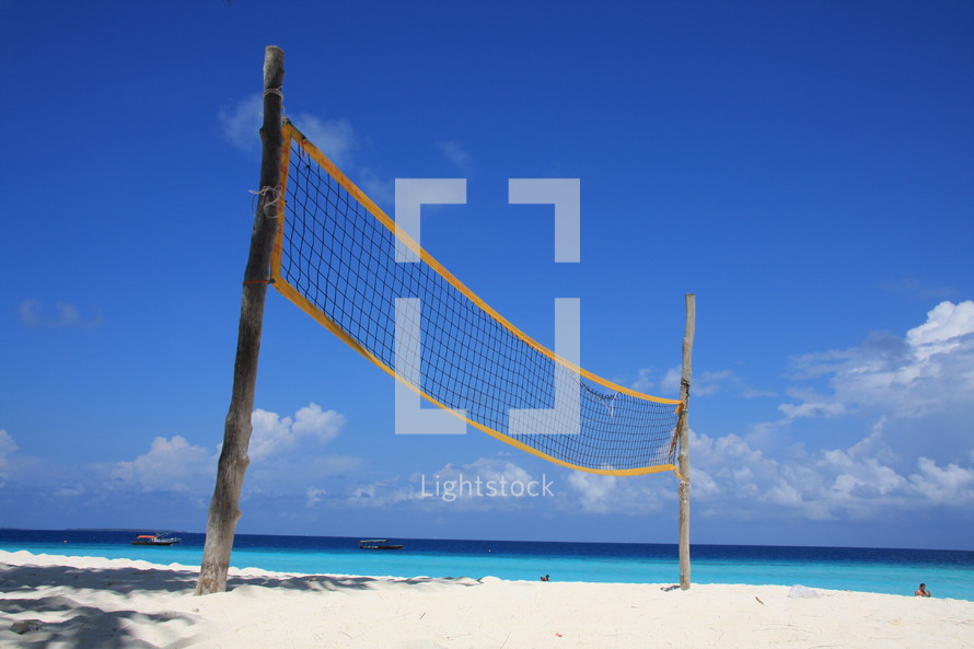 beach volleyball net 