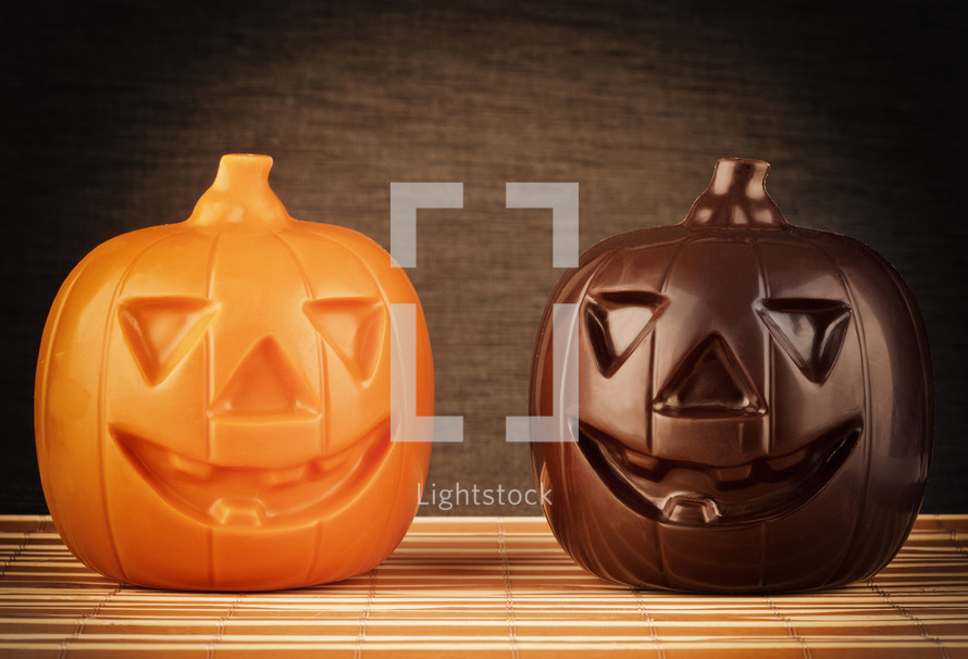 chocolate jack-o-lanterns 