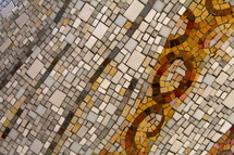 A tile mosaic.