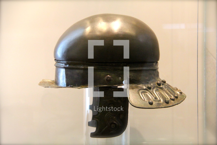 Roman soldier's helmet 