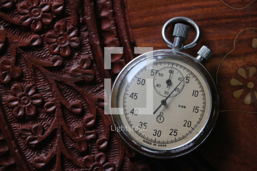 Wind up soviet made stopwatch time piece