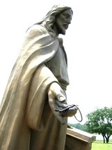 statue of Jesus holding keys 