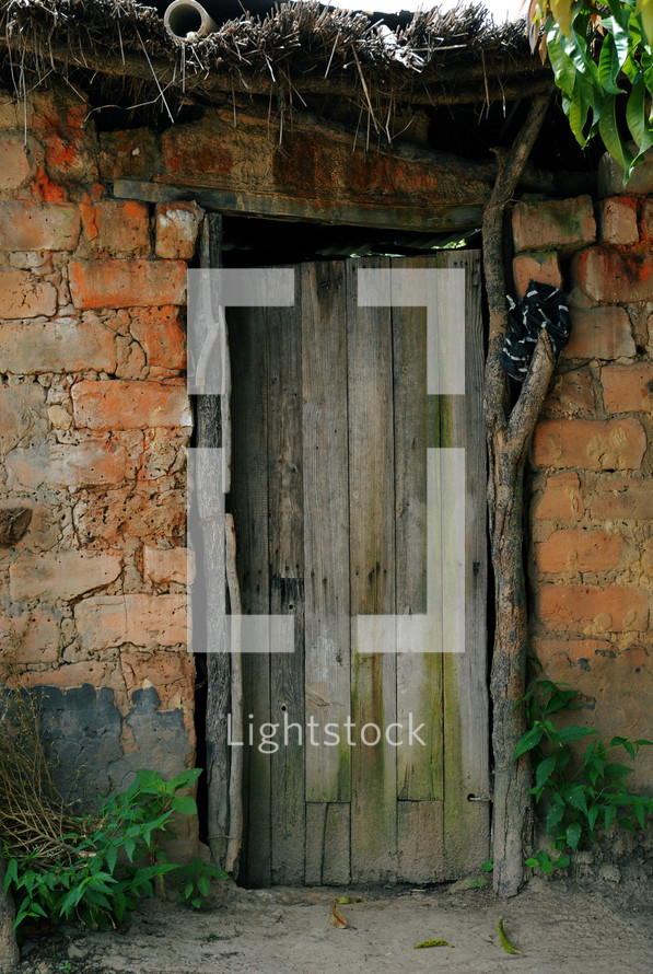 old rustic door