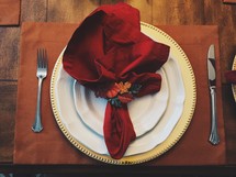 Thanksgiving place setting 