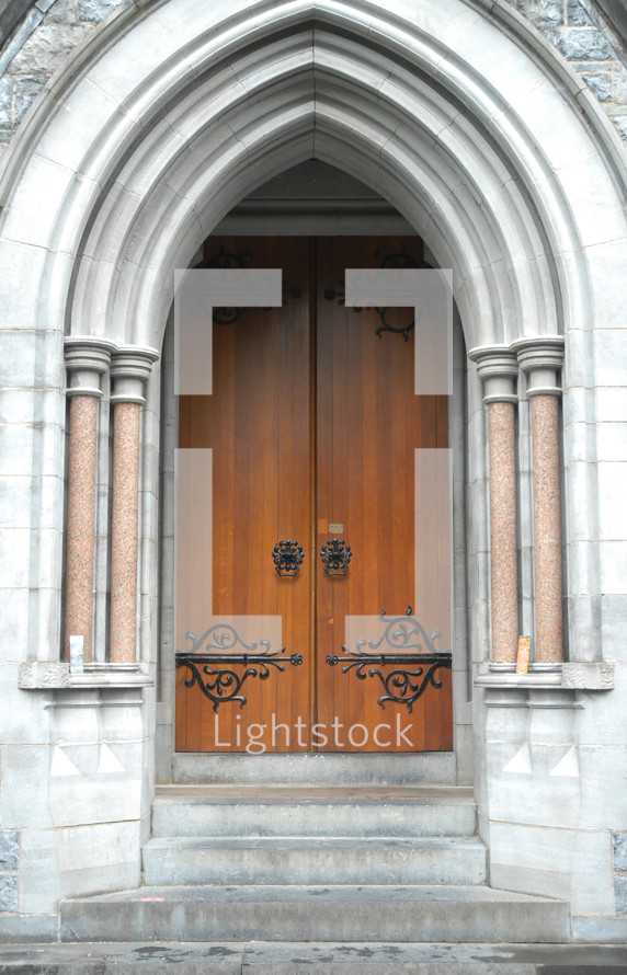Church entrance.