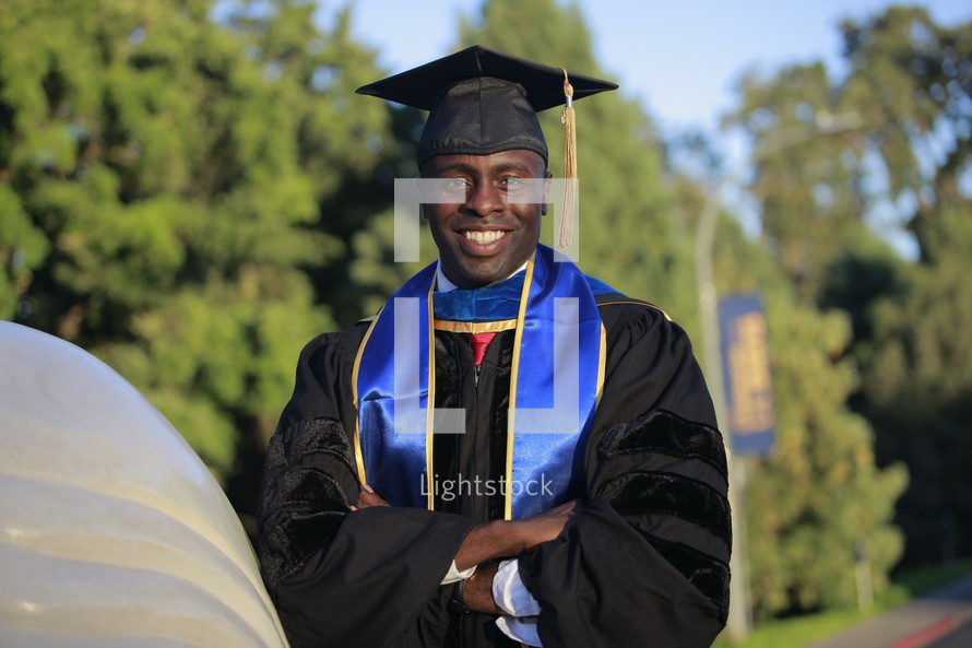 African-American graduate 