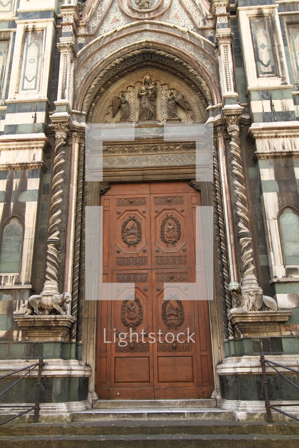 ornate cathedral doors 