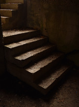 concrete basement stairs 