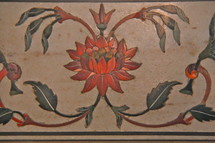 ornate painted flower