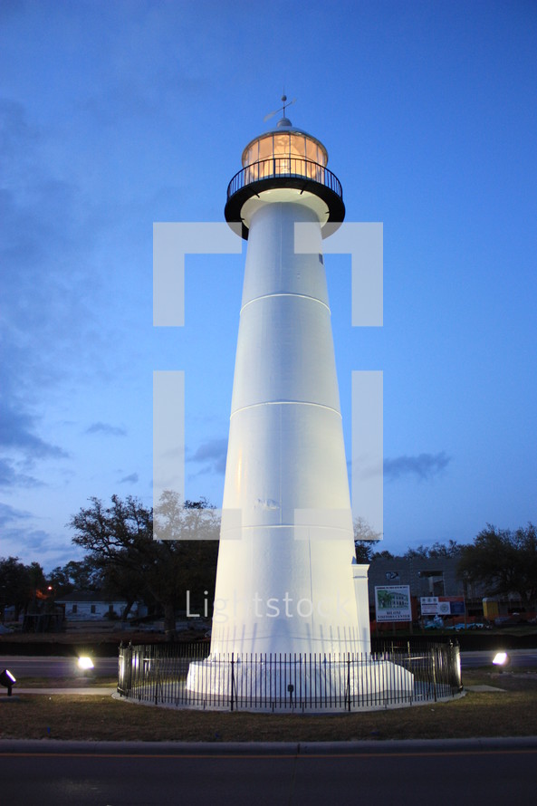 white lighthouse 