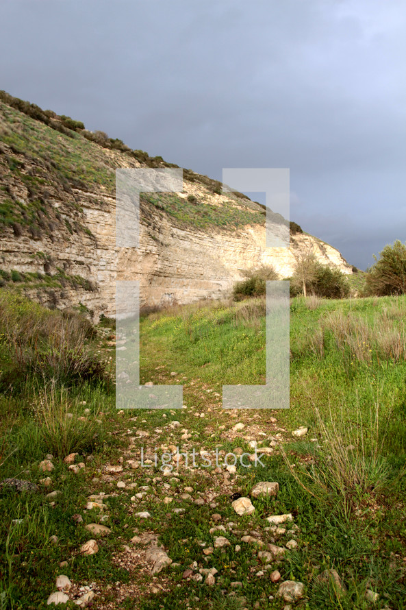 Valley of Elah where David killed Goliath