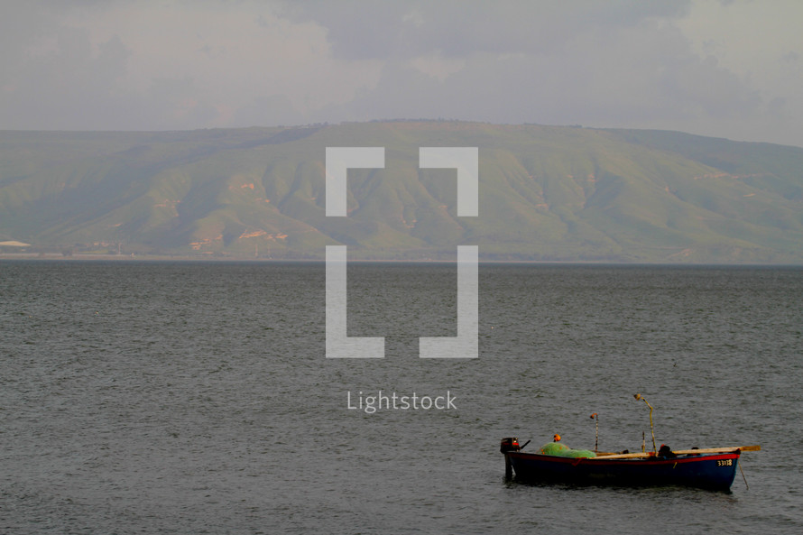 fishermen on the Sea of Galilee 
