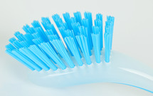 blue plastic brush 