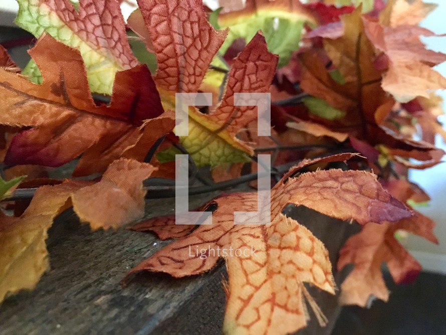 artificial fall leaves 