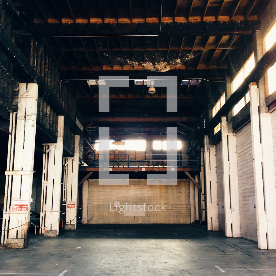 empty warehouse building 