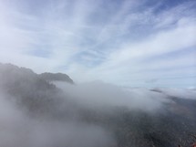 in the clouds 