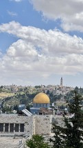 Golden Dome on Temple Mount in Jerusalem, Israel