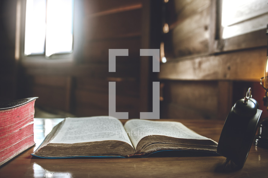 Open bible in a window with morning sunlight — Photo — Lightstock Open Window At Morning