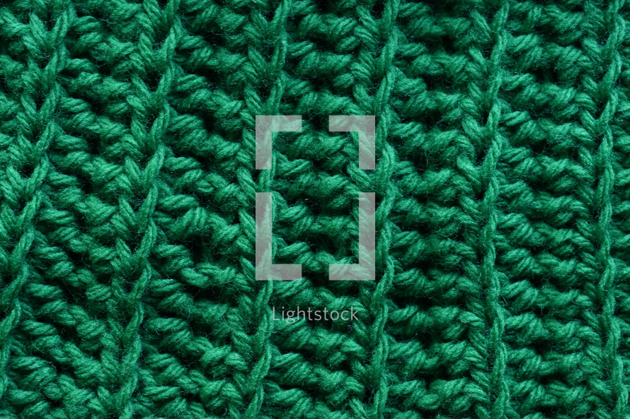green knit background 