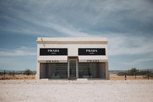 Prada store in the middle of nowhere 