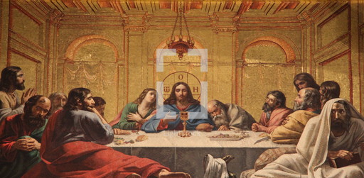 Painting of the last supper. jesus in the upper... — Photo — Lightstock