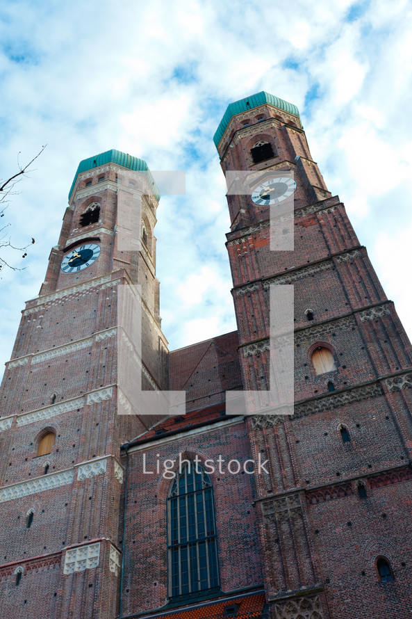 The Church of Our Lady (Frauenkirche) in Munich, Germany, Bavaria.