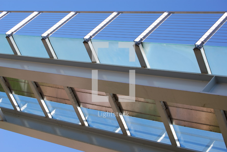 railings on a roof 