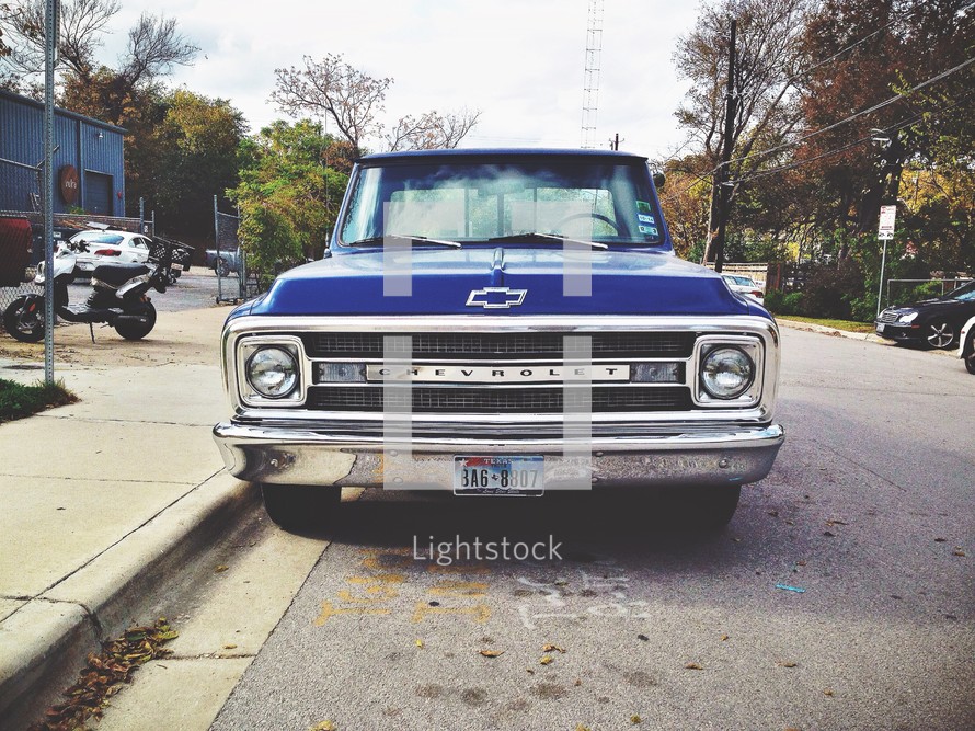 A old Chevy truck. 