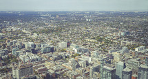 aerial view cityscape background 